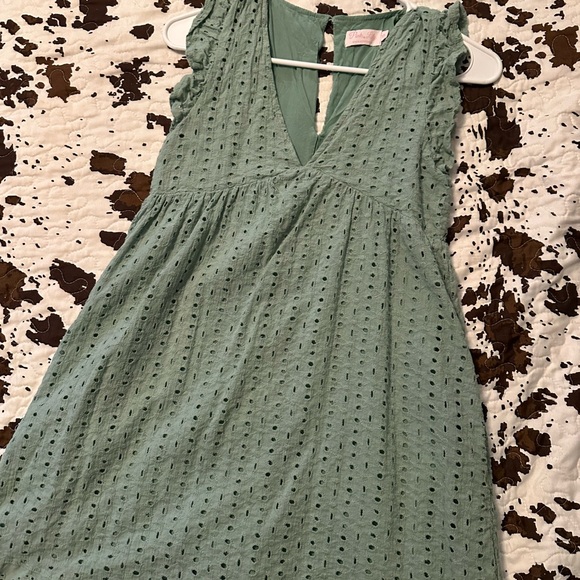 Pink Lily Pants - Pink lily eyelet romper XS